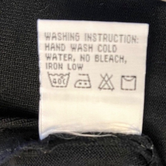 Women’s Black Knit Top with clear beads by La Madonna —Approx-Large/XL - Picture 10 of 10